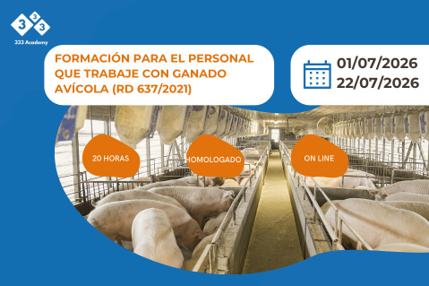 Formación para el personal que trabaje con ganado avícola (RD637/2021) (AVES - 0726)