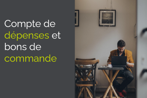 Les comptes de dépenses et les bons de commande dans Viridem