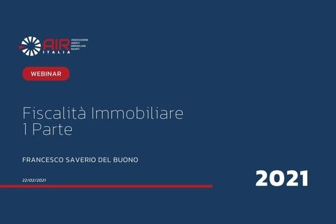 Fiscalità Immobiliare P1 (2021-003) (2021-003)