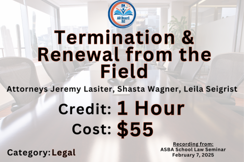 Termination and Renewal from the Field (207)