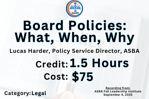 Board Policies: What, When, & Why (212)