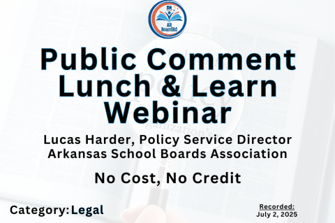 Public Comment (Act 902 of 2025) Lunch and Learn Webinar (211)
