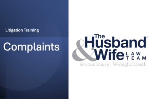 Litigation 101 - Complaints