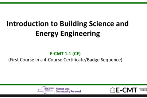 C2 CCNY Rangel Intensive CE 1.1 July24 |Introduction to Building Science & Energy Engineering