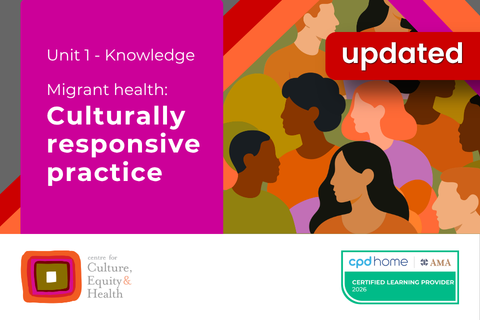 Migrant Health: Culturally Responsive Practice - Unit 1 Knowledge (CPD Home) (CPD_CC_Unit1)