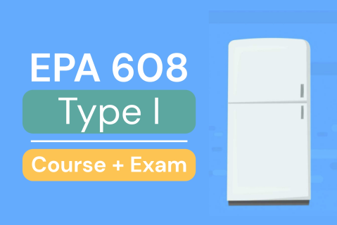 EPA 608 Type I Certification Course (3C-REN)