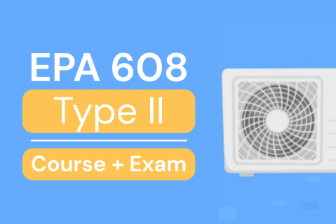 EPA 608 Type II Certification Course (3CREN)