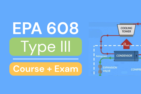 EPA 608 Type III Certification Course (3CREN)