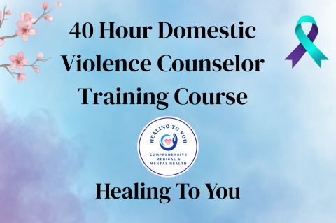 40 Hour Domestic Violence Counselor Training (40HRDV)