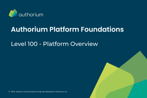 Authorium's Platform Foundations