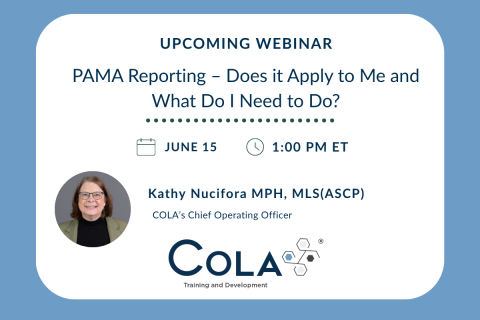 PAMA Reporting – Does it Apply to Me and What Do I Need to Do? (CLIN-W07)