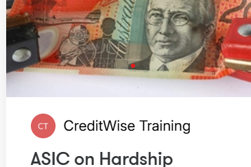ASIC on Hardship