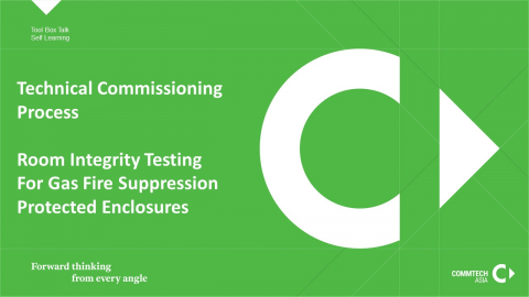 Room Integrity Testing for Gas Fire Suppression Enclosures cover image.