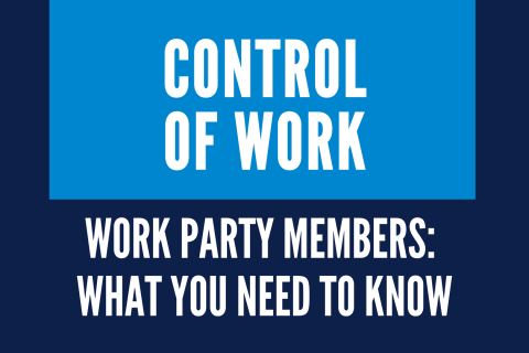 EQ: Control of Work - What you need to know as Work Party members (EQ-CoW-10)