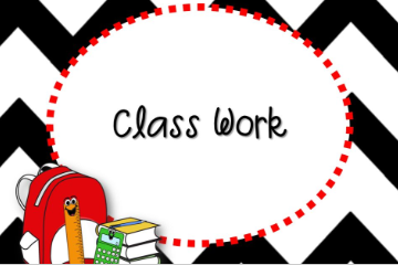 Grade 6 - Classwork - Term 3 - 2025