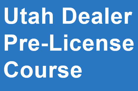 Utah Dealer Pre-License Course