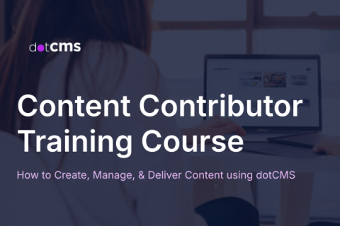 dotCMS Content Contributor (DC001)