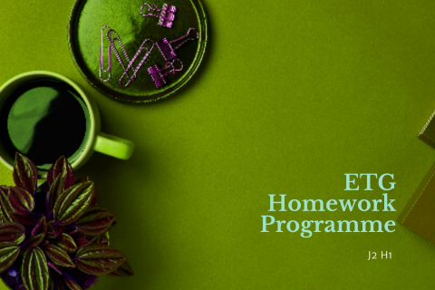 Homework Programme for J2H1