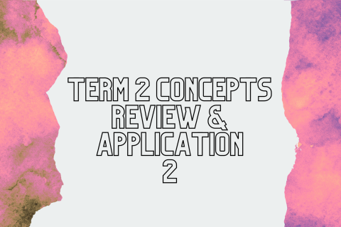 6B8 - Term 2 Concepts Review & Application 2 (S6B8)