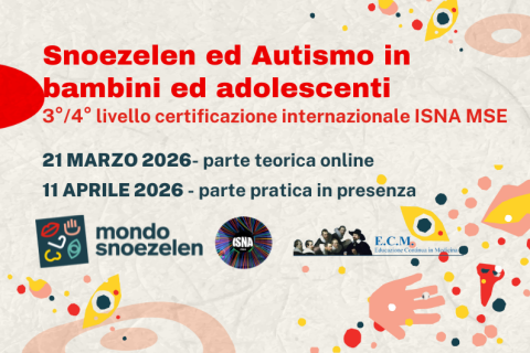 Corso ISNA MSE 3-4 Livello Snoezelen e Autismo in bambini e adolescenti - MARZO 2026 (a06)