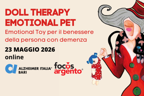 DOLL THERAPY ED EMOTIONAL PET per il benessere della persona con demenza MAGGIO 2026 (E15)