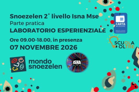 PARTE PRATICA - APPROCCIO SNOEZELEN, 2° LIVELLO ISNA MSE - NOVEMBRE 2026 (A06)