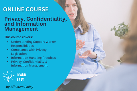 Privacy, Confidentiality, and Information Management (EP-202)