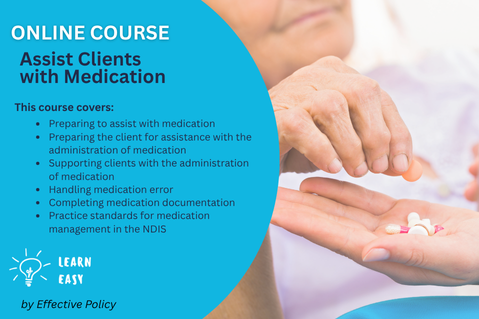 Assist Clients with Medication (EP-113)