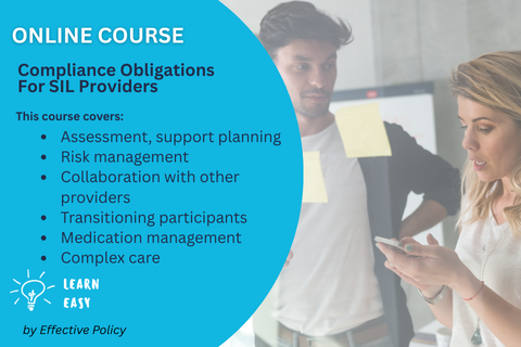 Compliance Obligations For SIL Providers (WEB-115)