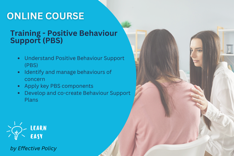 Training -Positive Behaviour Support (PBS) (EP-305)