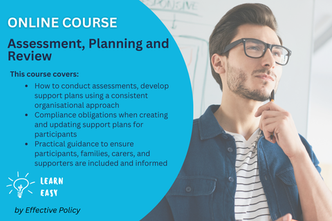 Assessment, Planning and Review (EP-210)