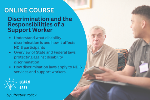 Discrimination and the responsibilities of a support worker (EP-206)