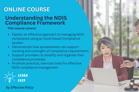 Webinar:Understanding the NDIS Compliance Framework (WEB-107)