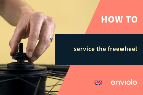 Servicing the freewheel (E-CVP-T1)