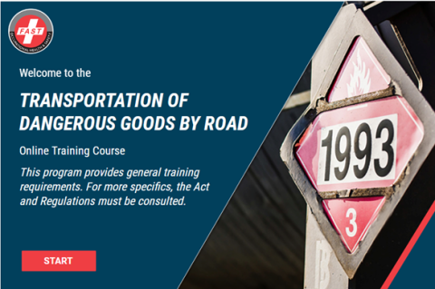 Transportation of Dangerous Goods by Road (TDG) (E-STDG-E)