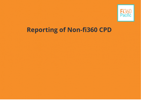 Report non-Fi360 CPD (2 CPD) (Non Fi CPD)
