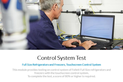Upright Refrigerators and Freezers, Touchscreen Control System Service Test (Uprights Test 004)