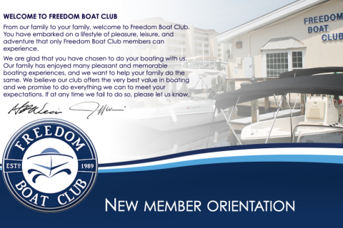 New Member Orientation
