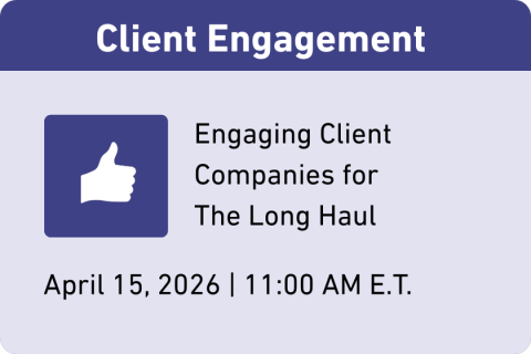 Client Engagement: Engaging Client Companies for The Long Haul (BAC 04/26)