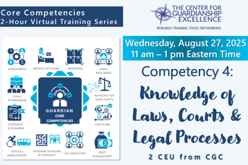 WA - Competency 4: Knowledge of Laws, Courts & Legal Processes