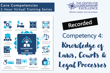 Competency 4: Knowledge of Laws, Courts & Legal Processes Recording