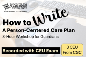 WA - How to Write a Person-Centered Care Plan Recording + CEU Exam