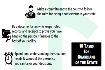 10 Tasks for Estate Guardians Infographic