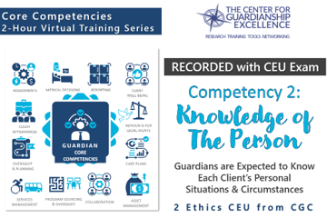 WA - Competency 2: Knowledge of The Person Recording + CEU Exam