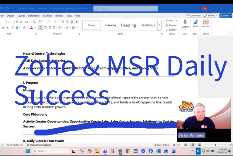 Master Your Email - Zoho & MSR Daily Success Blueprint - P1 (HCT-11.01-01)
