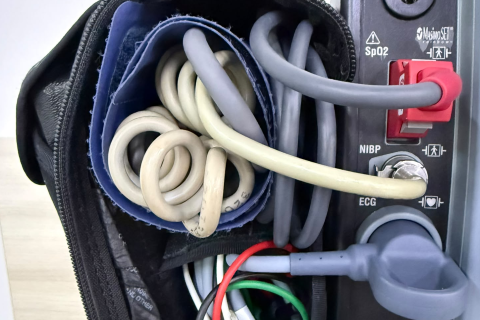 LIFEPAK15: Proper Cable Coiling and Stowing