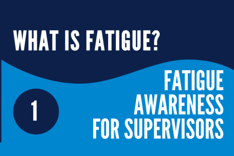 EQ: Fatigue Awareness for Supervisors: 1 What is Fatigue?
