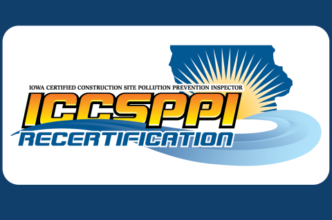 Iowa Certified Construction Site Pollution Prevention Inspector and Installer Recertification (ICCSPPI-02)