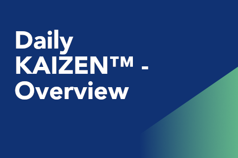 I - 4.1. Daily KAIZEN™ - Overview