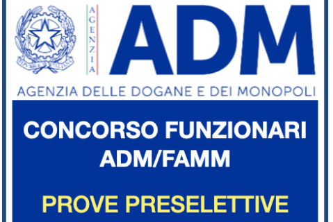 Agenzia Dogane Funzionari adm/famm